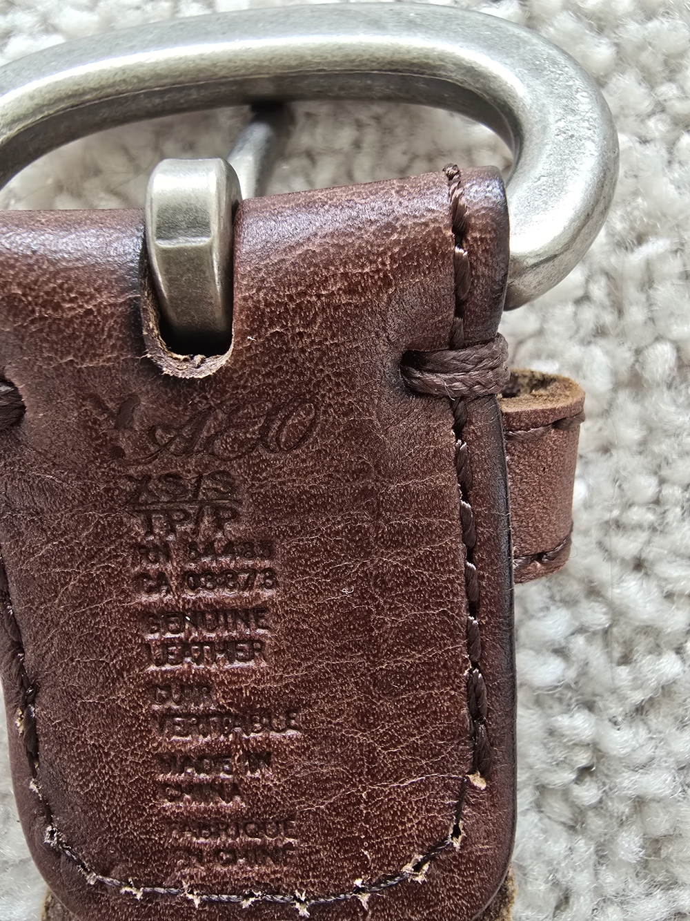 Womens Leather Braided Belt - Picture 4 of 4